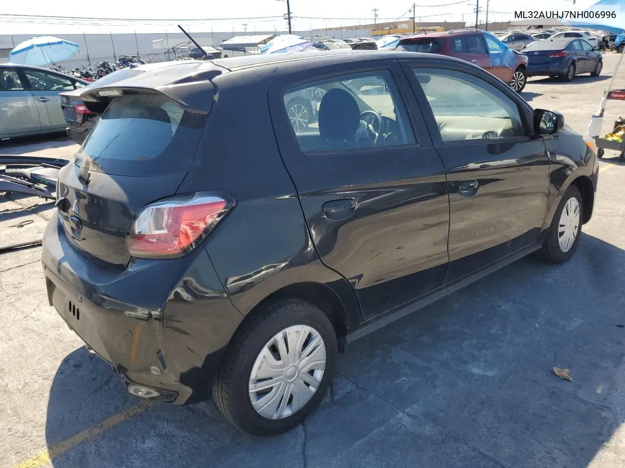 2022 Mitsubishi Mirage Es VIN: ML32AUHJ7NH006996 Lot: 56581515