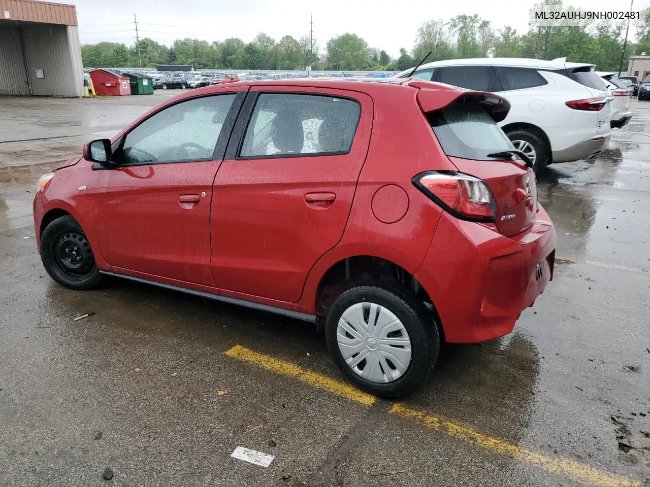 2022 Mitsubishi Mirage Es VIN: ML32AUHJ9NH002481 Lot: 56942355