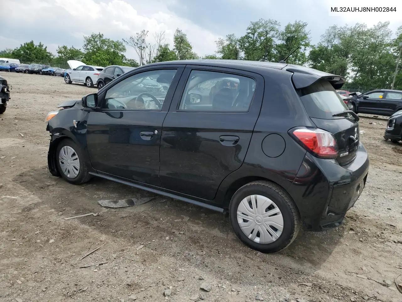 2022 Mitsubishi Mirage Es VIN: ML32AUHJ8NH002844 Lot: 57463675