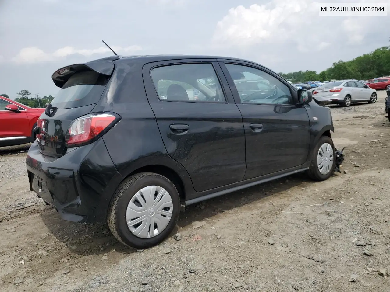 2022 Mitsubishi Mirage Es VIN: ML32AUHJ8NH002844 Lot: 57463675