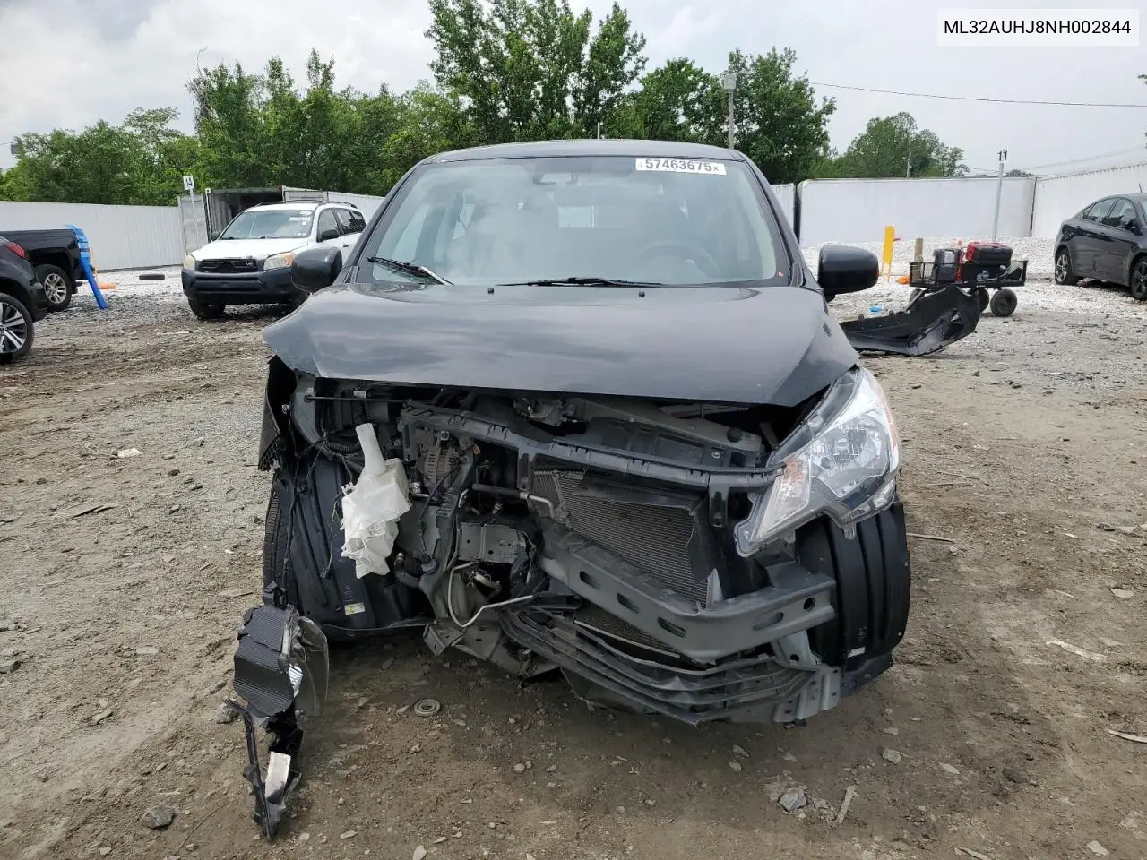 2022 Mitsubishi Mirage Es VIN: ML32AUHJ8NH002844 Lot: 57463675