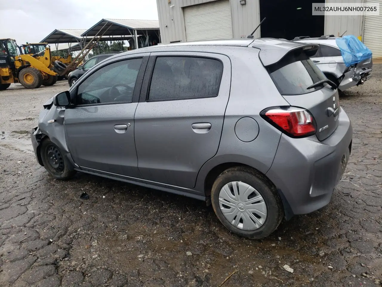 2022 Mitsubishi Mirage Es VIN: ML32AUHJ6NH007265 Lot: 58022215