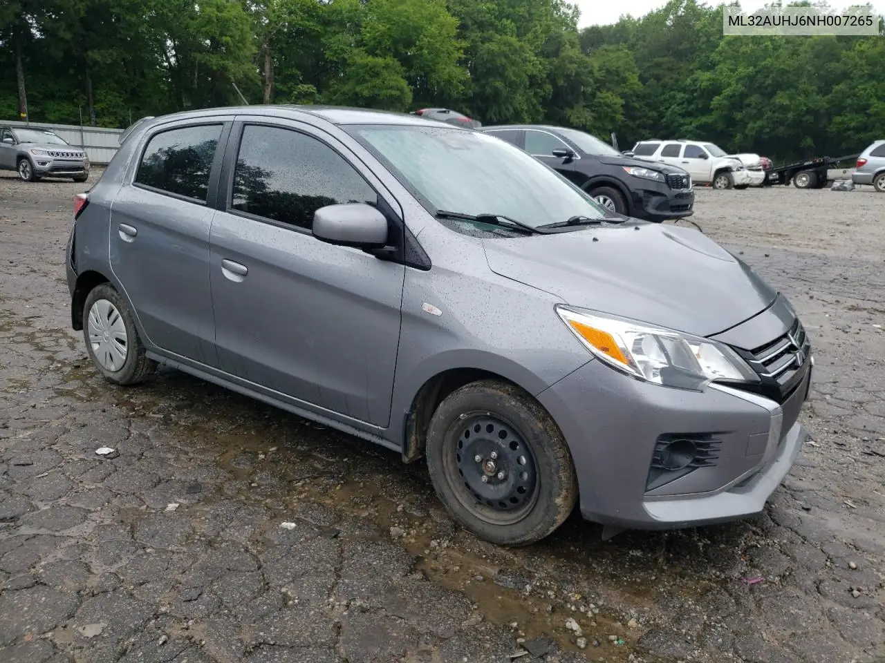 2022 Mitsubishi Mirage Es VIN: ML32AUHJ6NH007265 Lot: 58022215