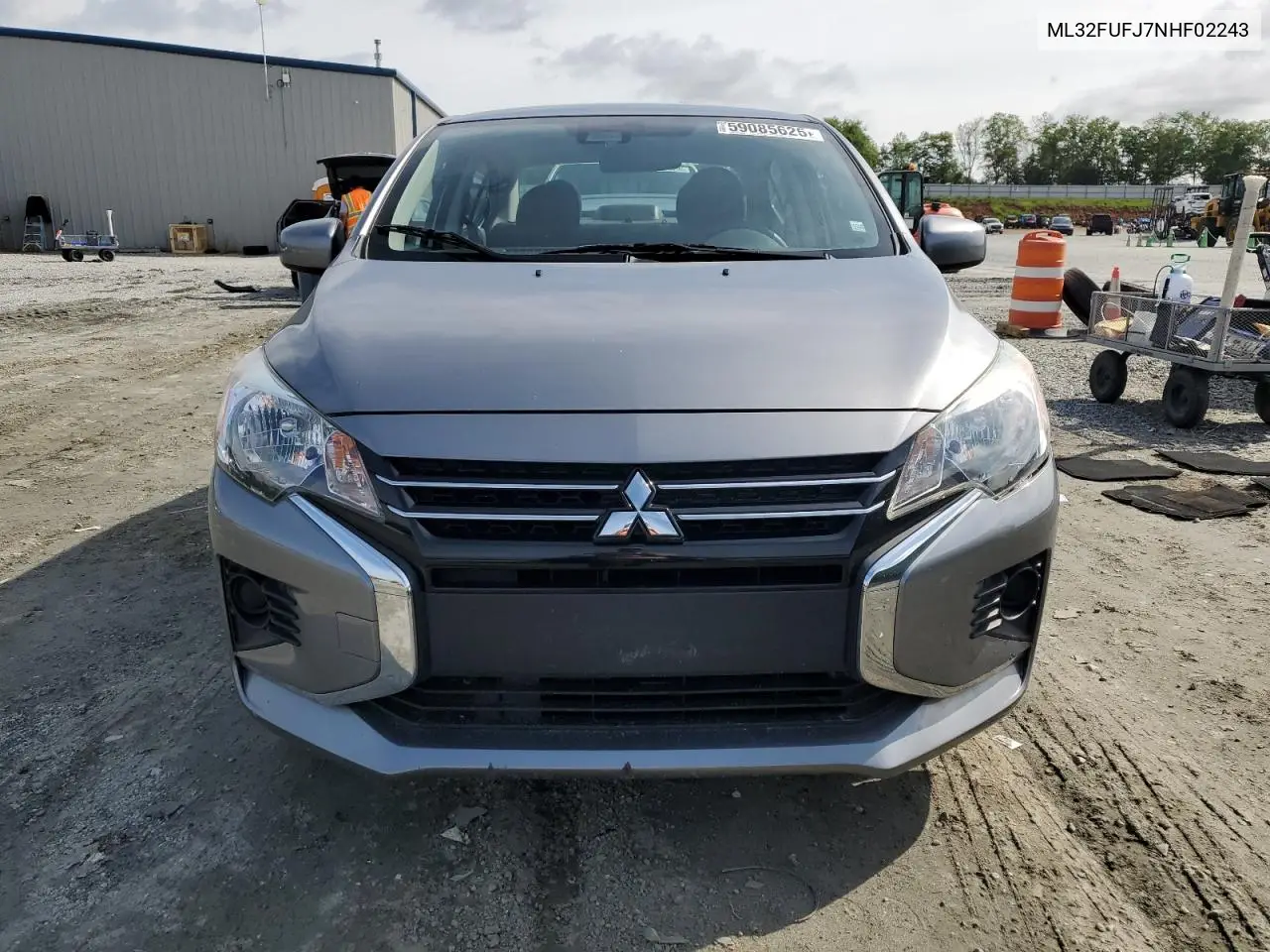 2022 Mitsubishi Mirage G4 Es VIN: ML32FUFJ7NHF02243 Lot: 59085625