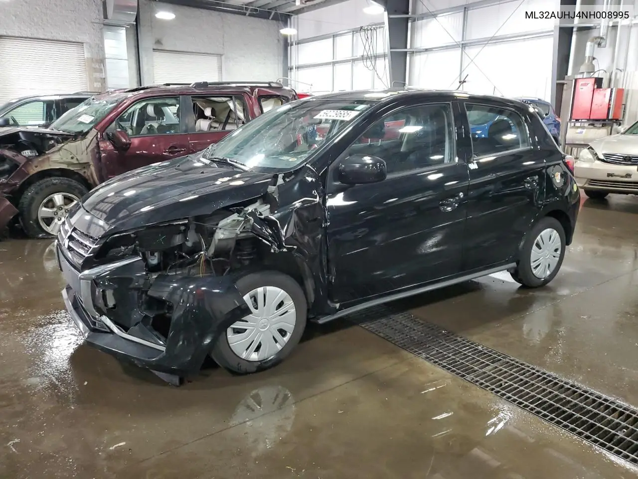 2022 Mitsubishi Mirage Es VIN: ML32AUHJ4NH008995 Lot: 59229685
