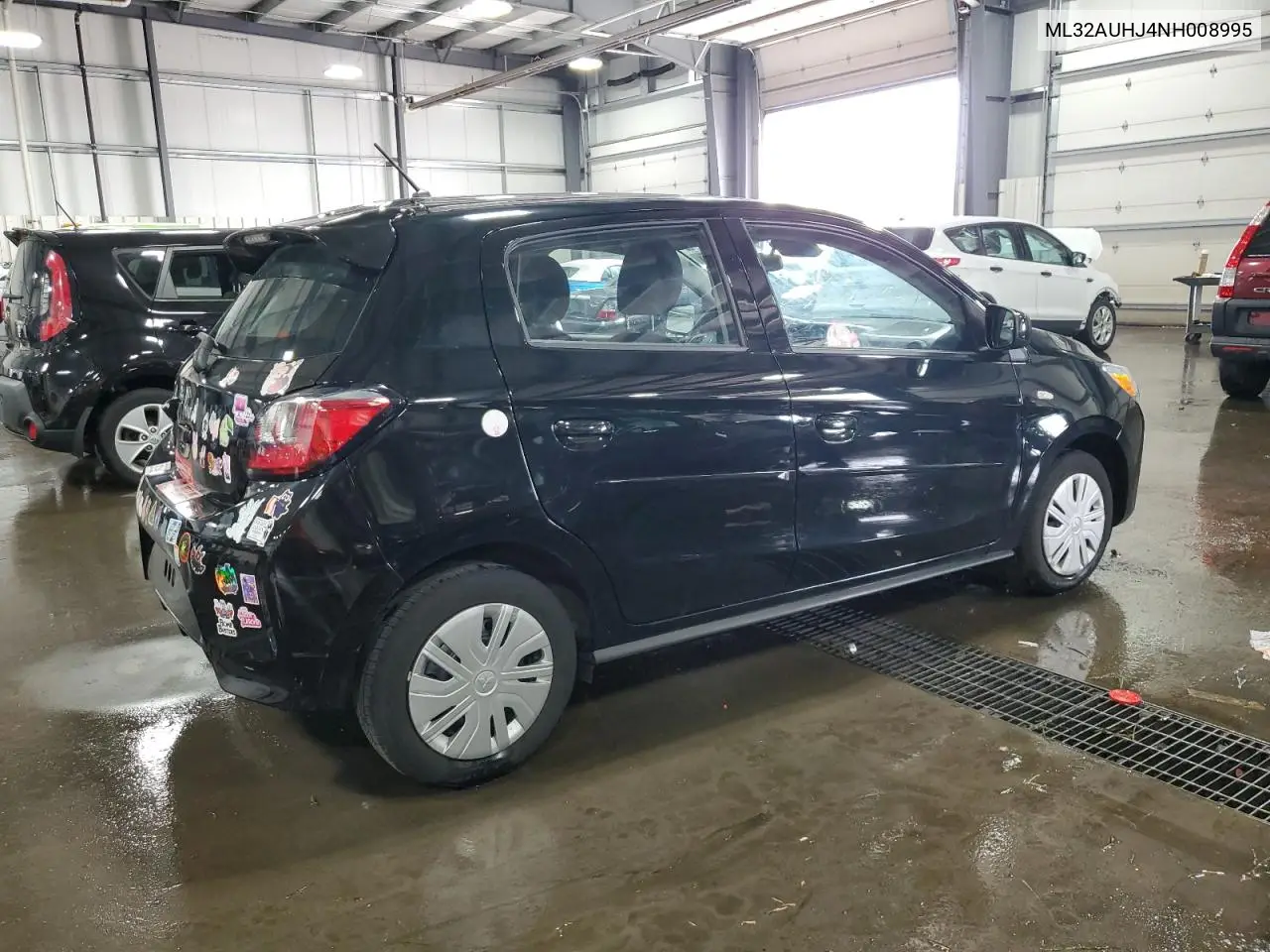 2022 Mitsubishi Mirage Es VIN: ML32AUHJ4NH008995 Lot: 59229685
