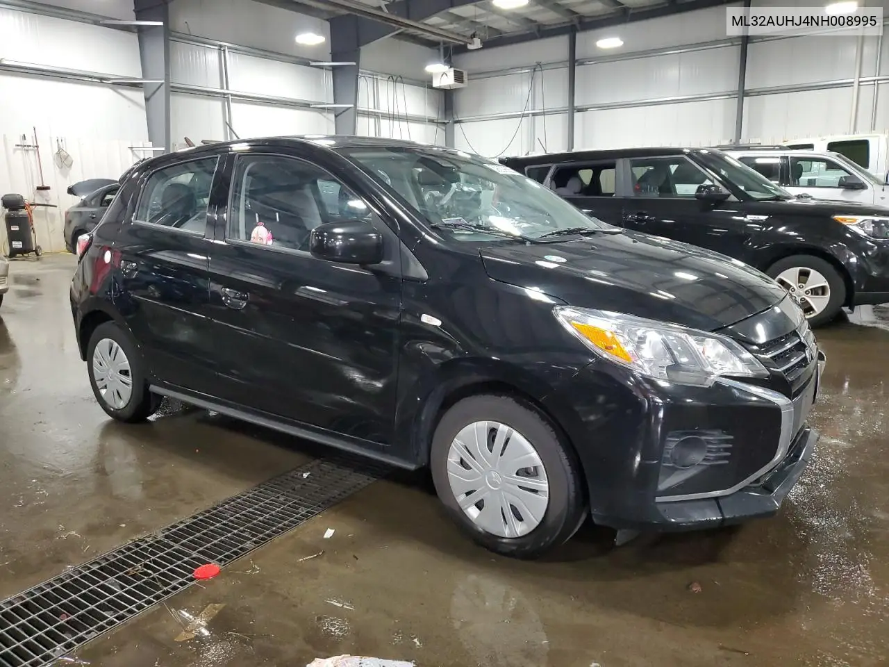 2022 Mitsubishi Mirage Es VIN: ML32AUHJ4NH008995 Lot: 59229685