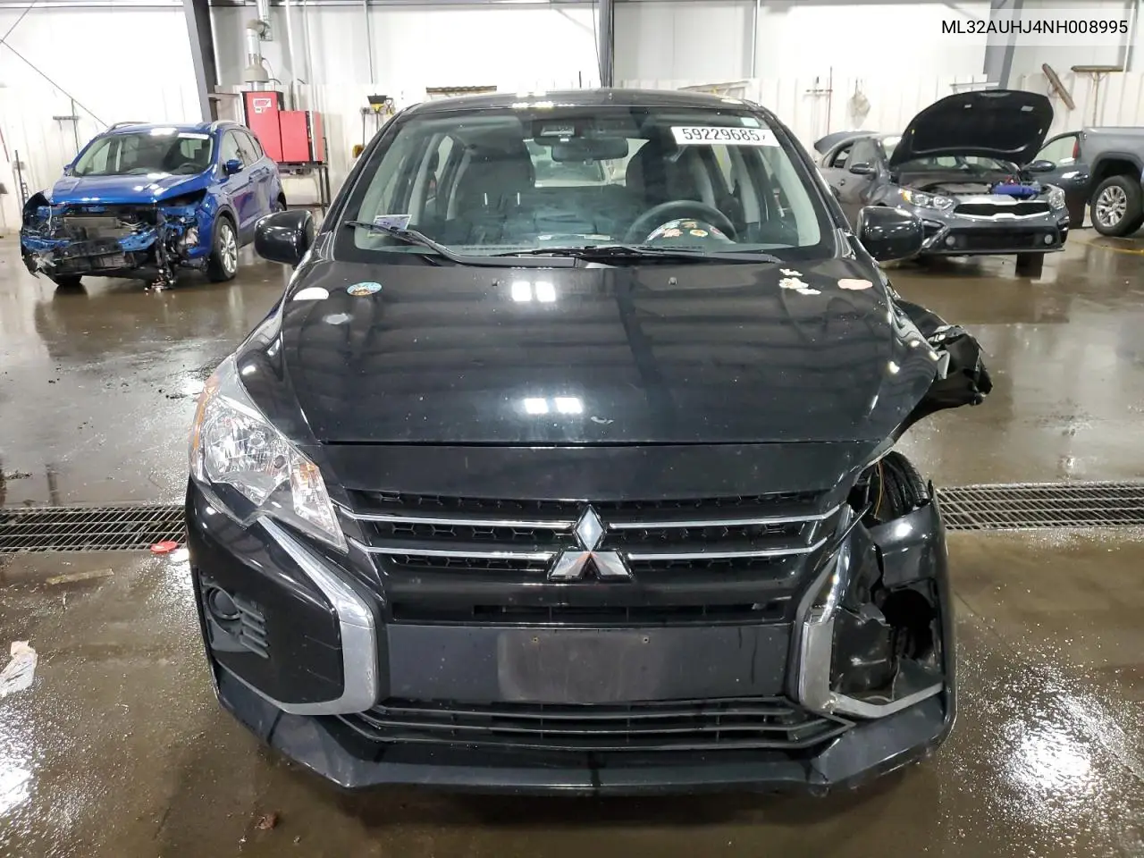 2022 Mitsubishi Mirage Es VIN: ML32AUHJ4NH008995 Lot: 59229685