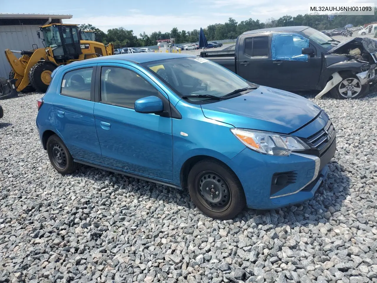 2022 Mitsubishi Mirage Es VIN: ML32AUHJ6NH001093 Lot: 60275145