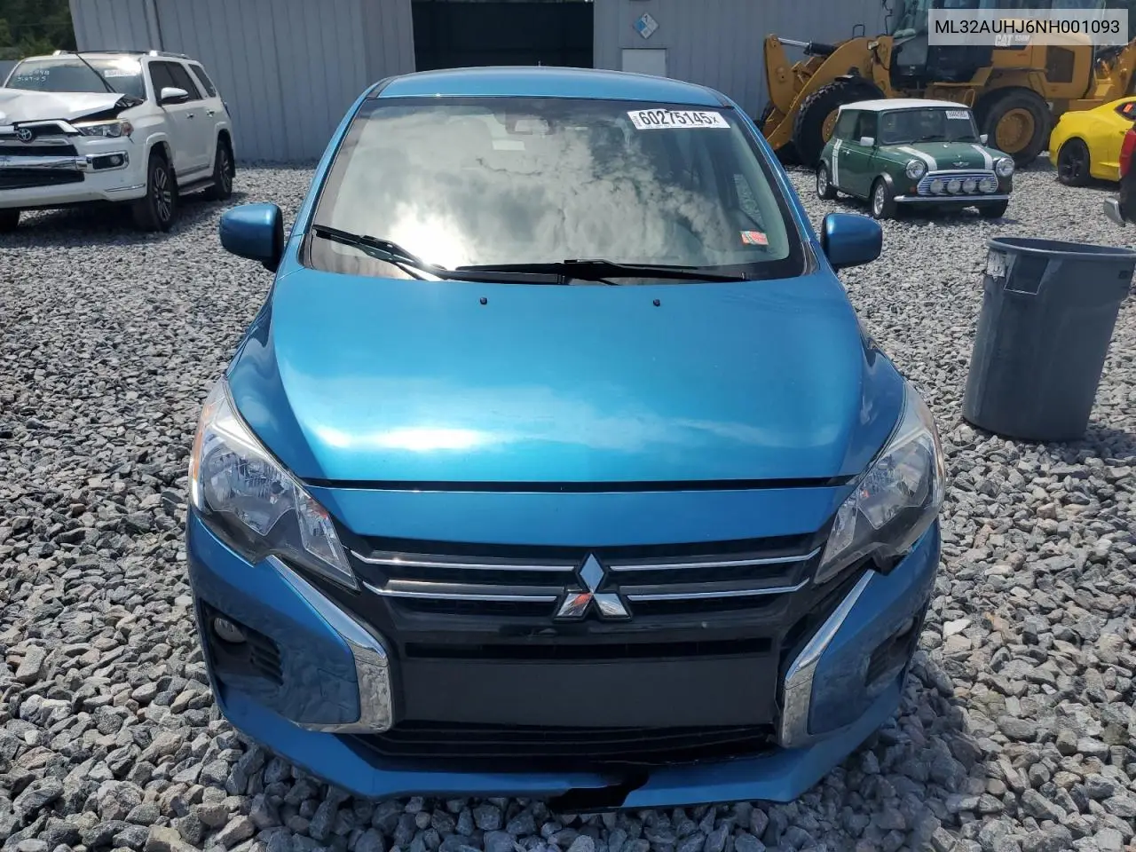 2022 Mitsubishi Mirage Es VIN: ML32AUHJ6NH001093 Lot: 60275145