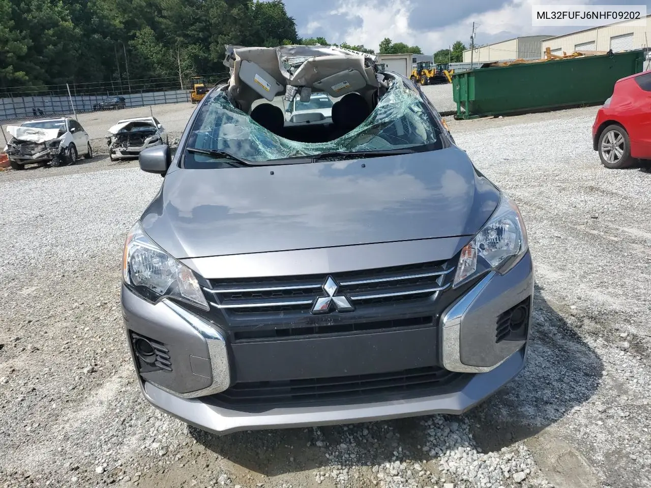 2022 Mitsubishi Mirage G4 Es VIN: ML32FUFJ6NHF09202 Lot: 60522215