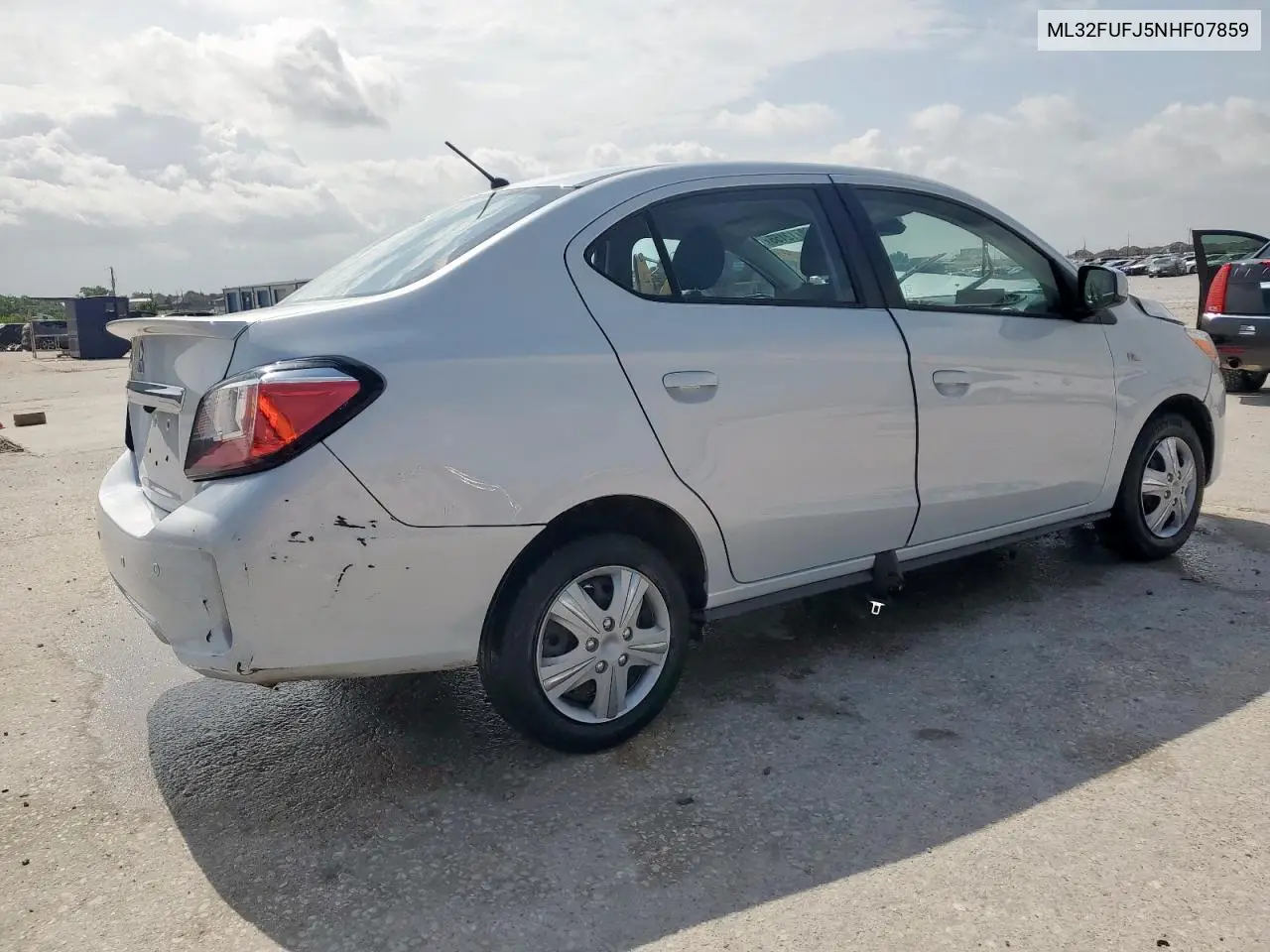 2022 Mitsubishi Mirage G4 Es VIN: ML32FUFJ5NHF07859 Lot: 60712155