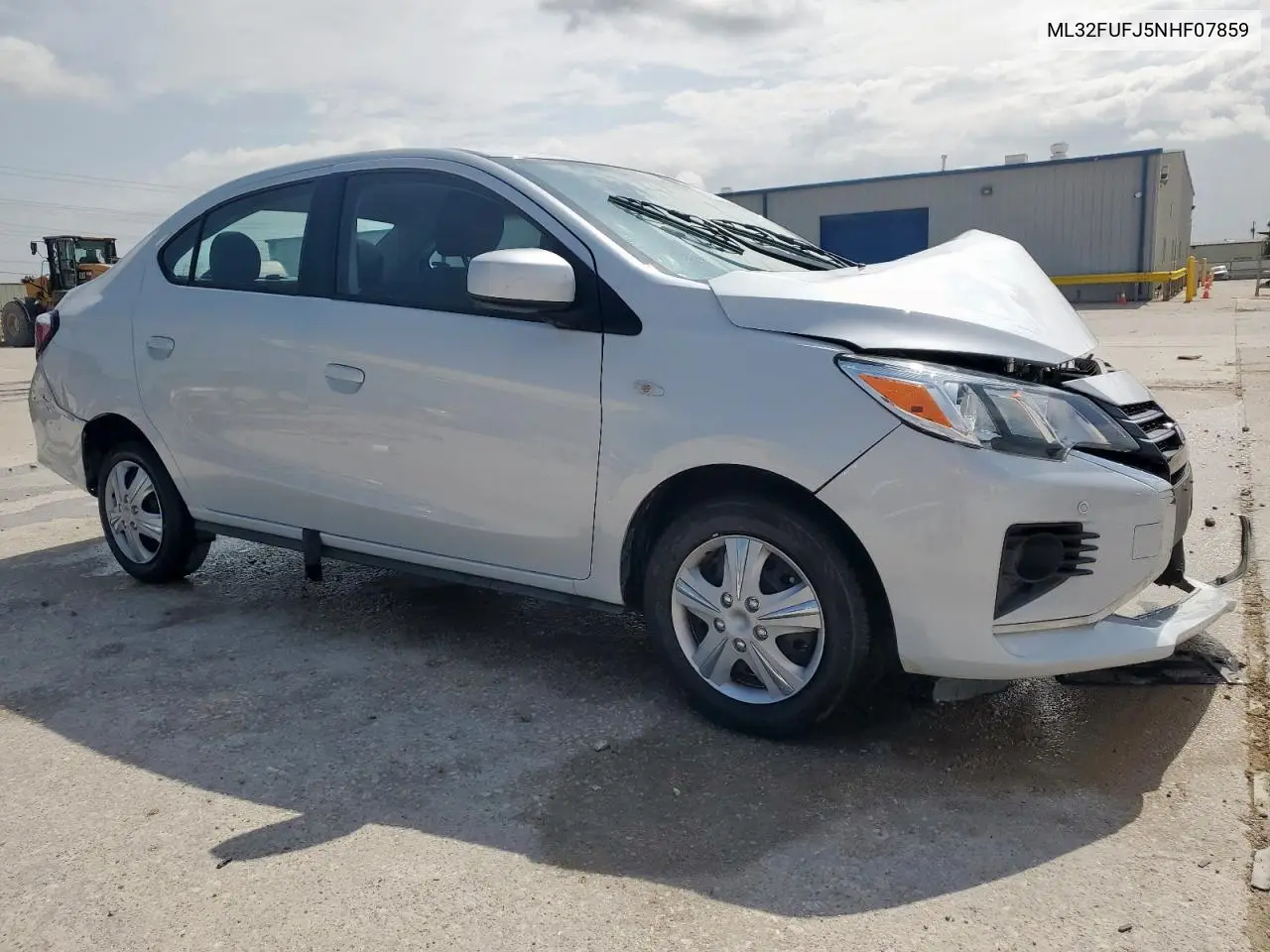 2022 Mitsubishi Mirage G4 Es VIN: ML32FUFJ5NHF07859 Lot: 60712155