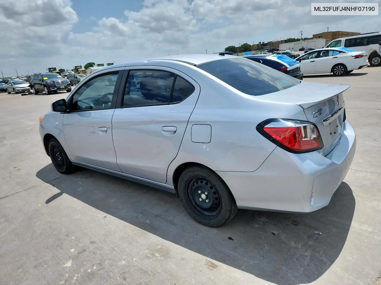 2022 Mitsubishi Mirage G4 Es VIN: ML32FUFJ4NHF07190 Lot: 61001235