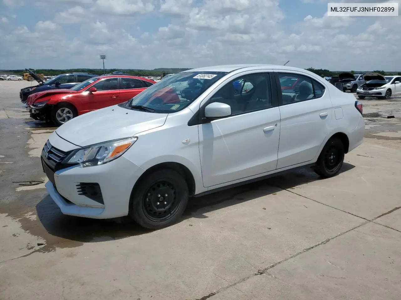 2022 Mitsubishi Mirage G4 Es VIN: ML32FUFJ3NHF02899 Lot: 61082145
