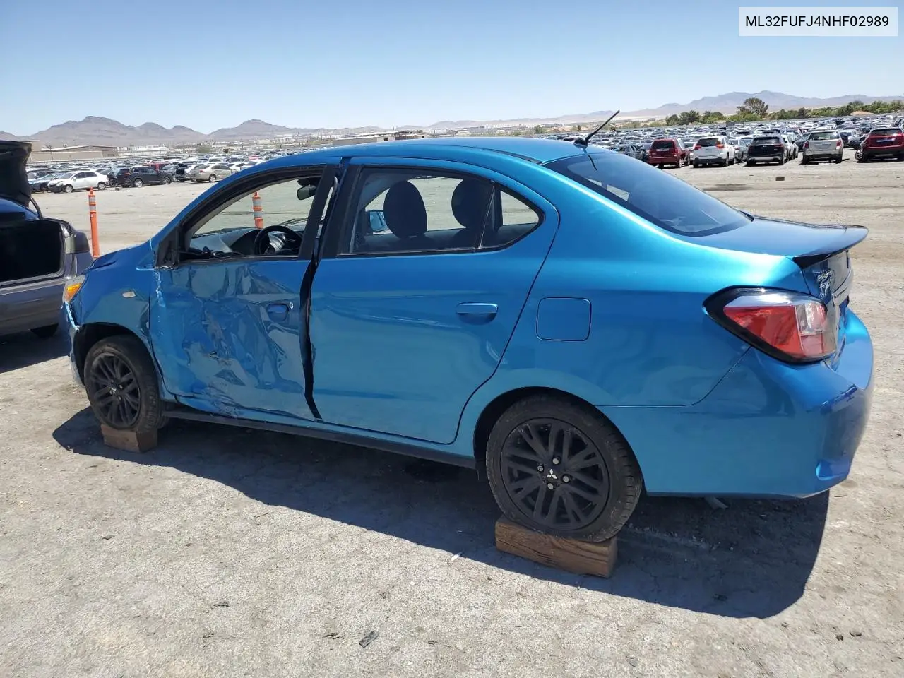 2022 Mitsubishi Mirage G4 Es VIN: ML32FUFJ4NHF02989 Lot: 61151905