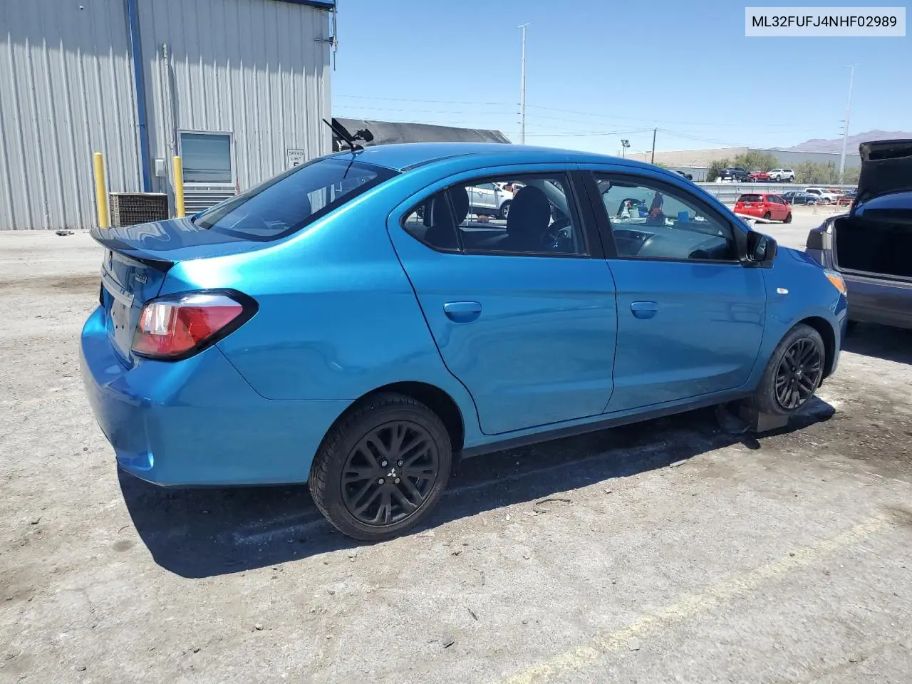 2022 Mitsubishi Mirage G4 Es VIN: ML32FUFJ4NHF02989 Lot: 61151905
