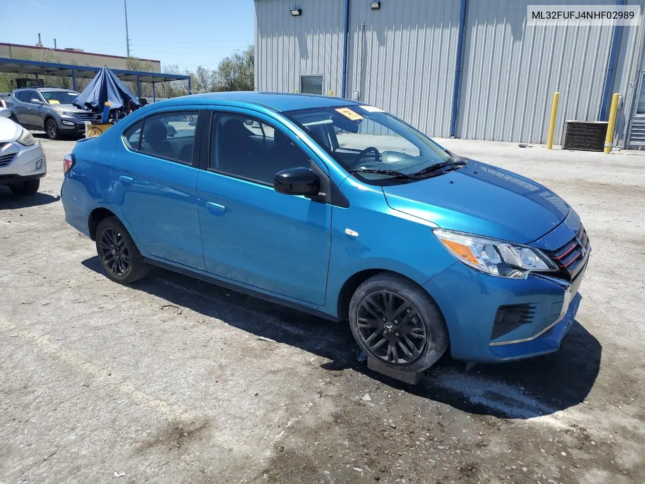 2022 Mitsubishi Mirage G4 Es VIN: ML32FUFJ4NHF02989 Lot: 61151905