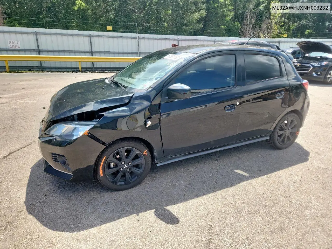 2022 Mitsubishi Mirage Se VIN: ML32AWHJXNH003232 Lot: 61951255
