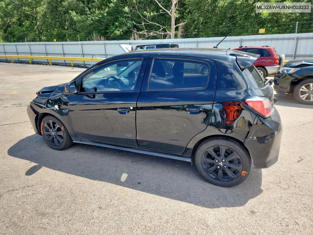 2022 Mitsubishi Mirage Se VIN: ML32AWHJXNH003232 Lot: 61951255