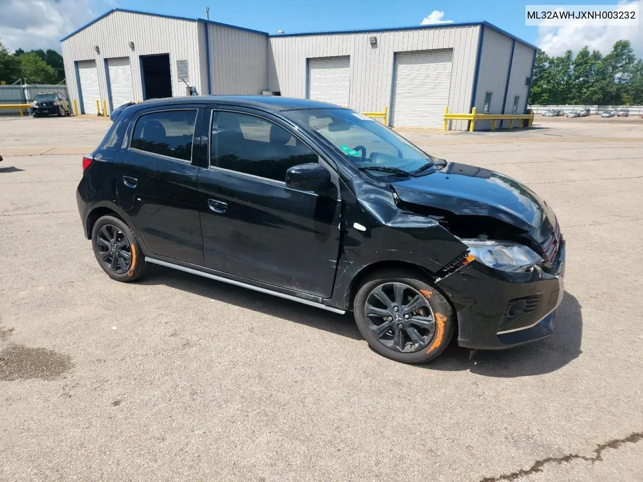 2022 Mitsubishi Mirage Se VIN: ML32AWHJXNH003232 Lot: 61951255