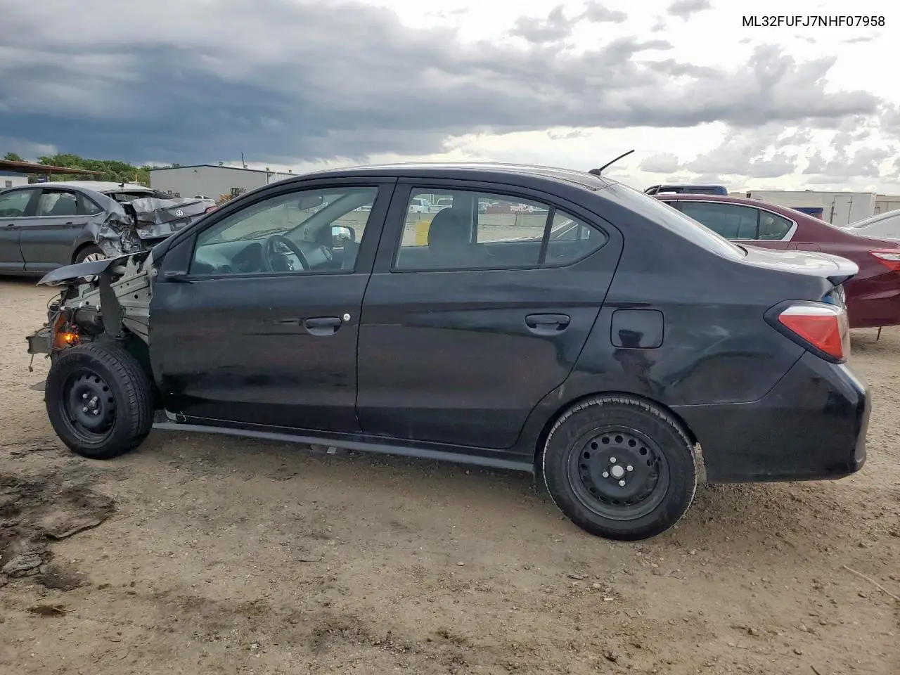 2022 Mitsubishi Mirage G4 Es VIN: ML32FUFJ7NHF07958 Lot: 62107335