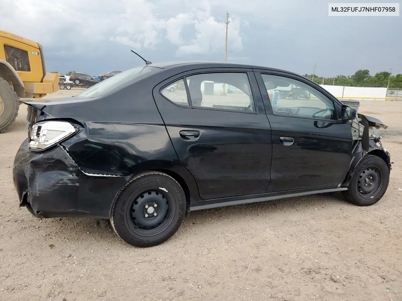 2022 Mitsubishi Mirage G4 Es VIN: ML32FUFJ7NHF07958 Lot: 62107335