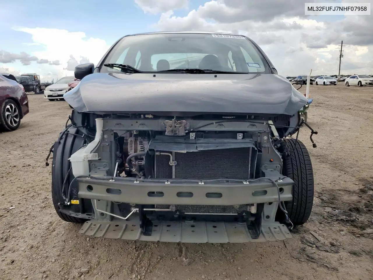 2022 Mitsubishi Mirage G4 Es VIN: ML32FUFJ7NHF07958 Lot: 62107335