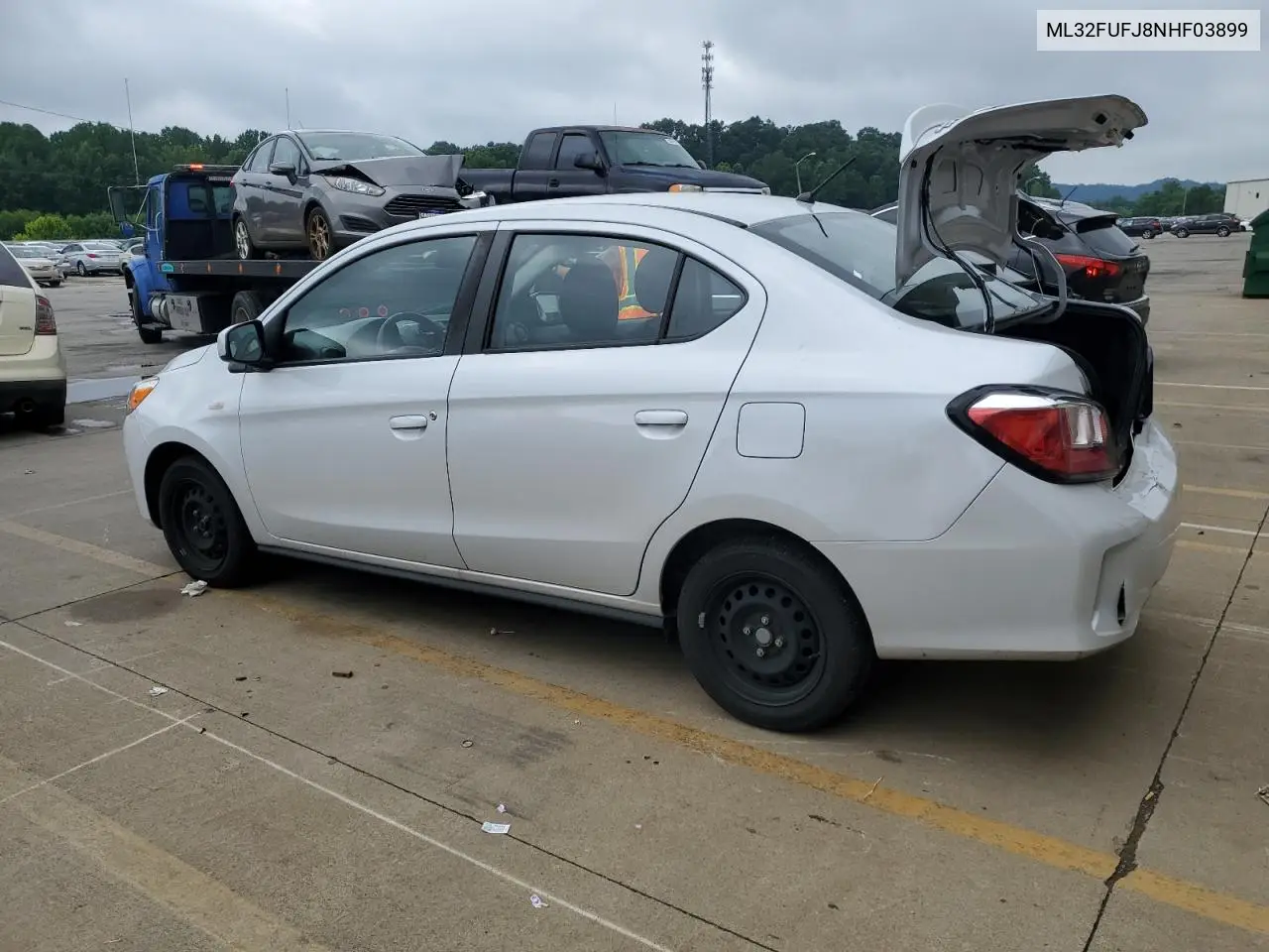 2022 Mitsubishi Mirage G4 Es VIN: ML32FUFJ8NHF03899 Lot: 62316555