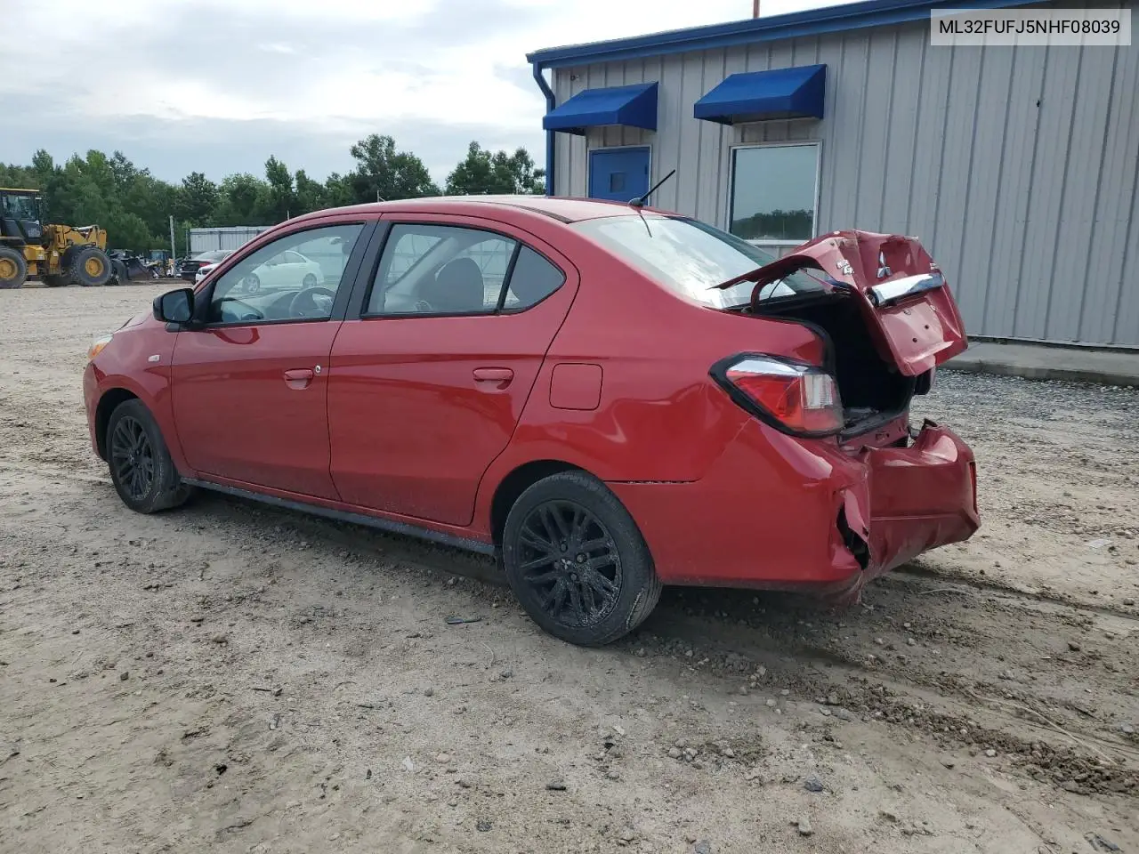 2022 Mitsubishi Mirage G4 Es VIN: ML32FUFJ5NHF08039 Lot: 62343205