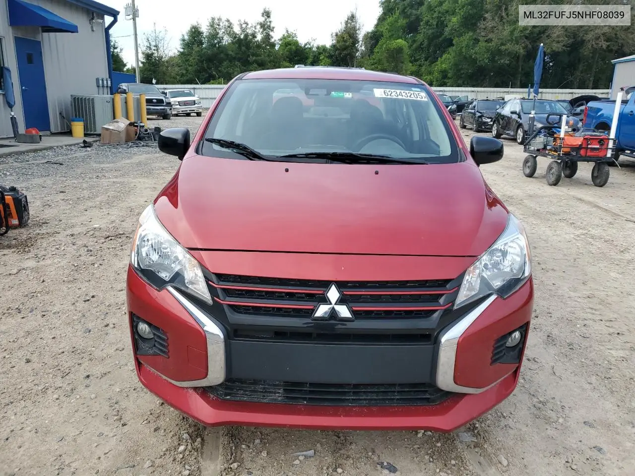 2022 Mitsubishi Mirage G4 Es VIN: ML32FUFJ5NHF08039 Lot: 62343205