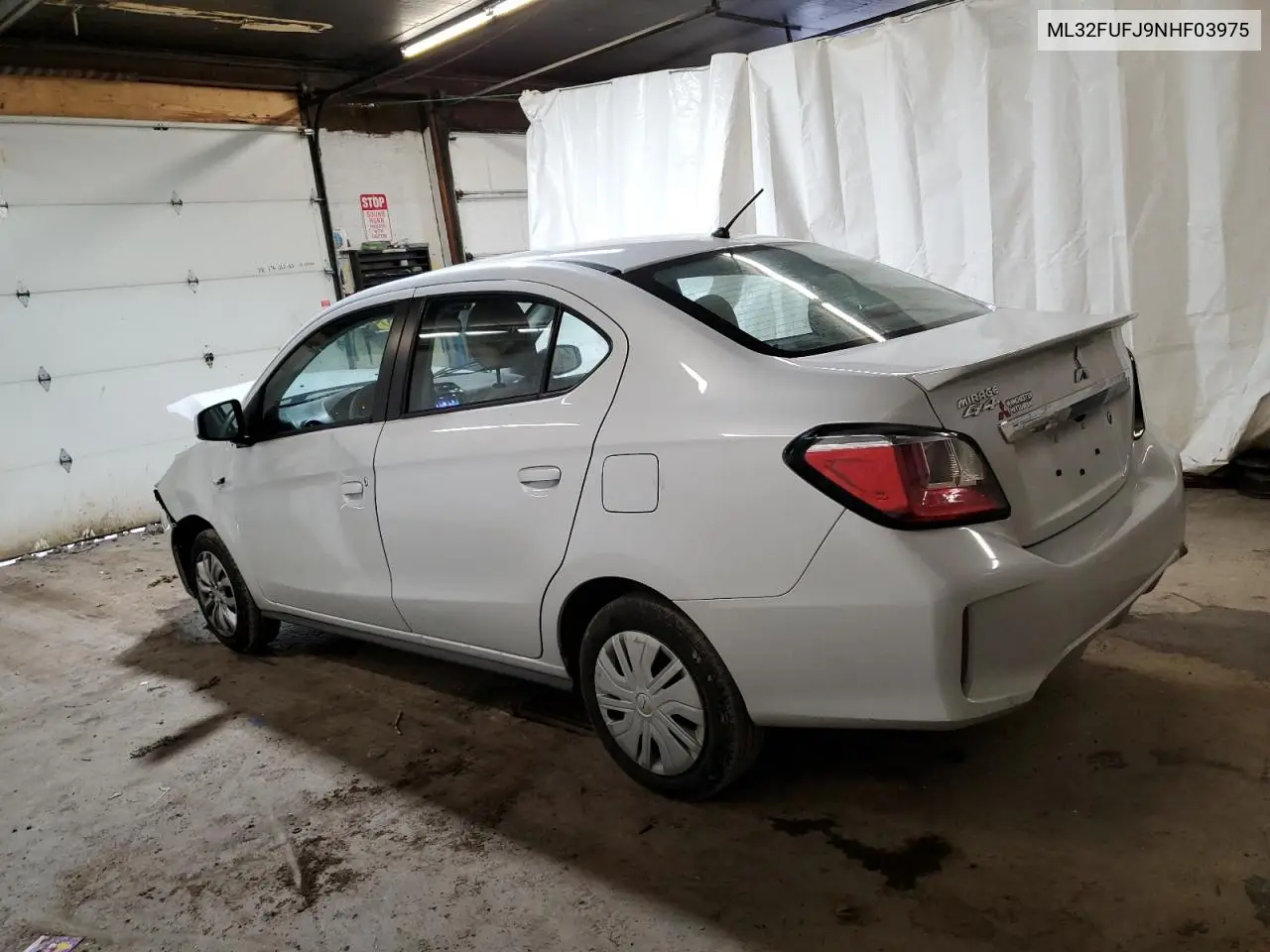 2022 Mitsubishi Mirage G4 Es VIN: ML32FUFJ9NHF03975 Lot: 62661415