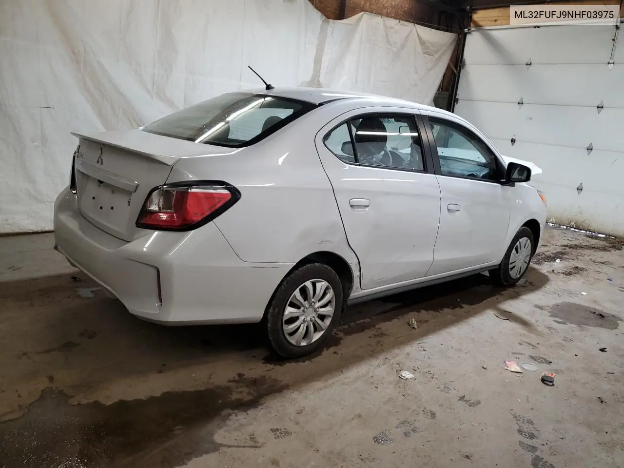 2022 Mitsubishi Mirage G4 Es VIN: ML32FUFJ9NHF03975 Lot: 62661415