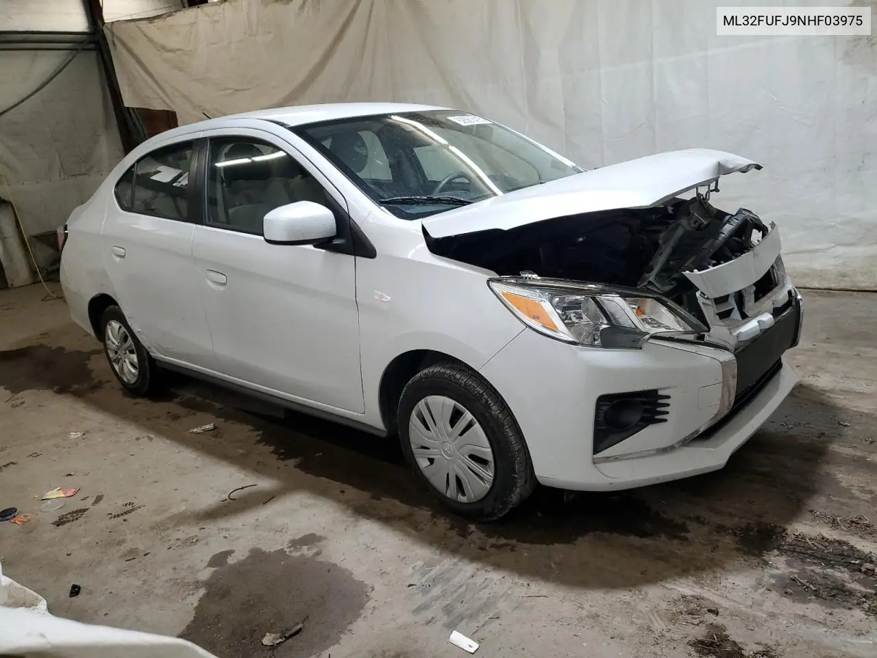 2022 Mitsubishi Mirage G4 Es VIN: ML32FUFJ9NHF03975 Lot: 62661415