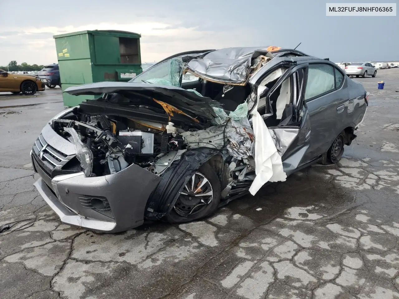 2022 Mitsubishi Mirage G4 Es VIN: ML32FUFJ8NHF06365 Lot: 62676365
