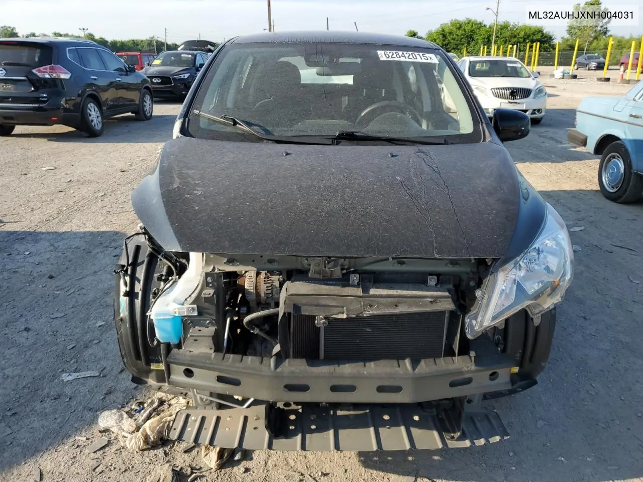 2022 Mitsubishi Mirage Es VIN: ML32AUHJXNH004031 Lot: 62842015