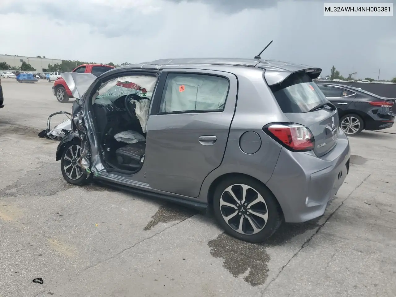 2022 Mitsubishi Mirage Se VIN: ML32AWHJ4NH005381 Lot: 63652375