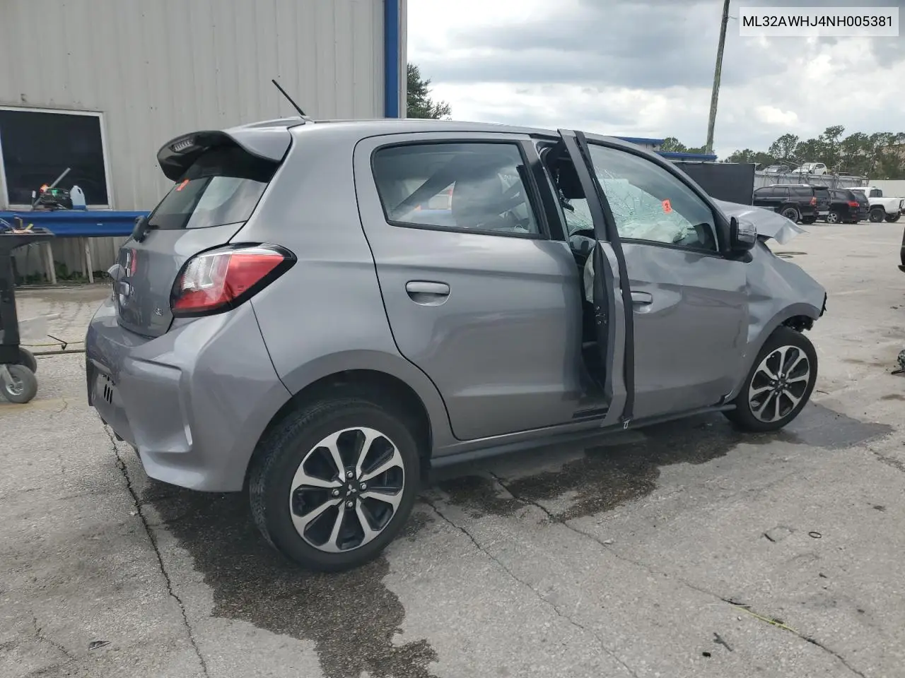 2022 Mitsubishi Mirage Se VIN: ML32AWHJ4NH005381 Lot: 63652375