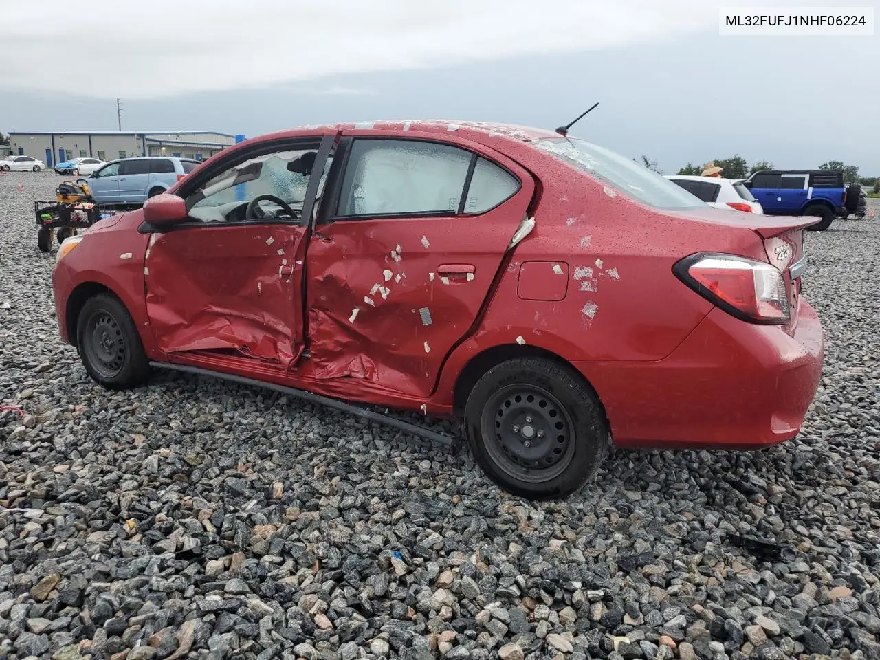 2022 Mitsubishi Mirage G4 Es VIN: ML32FUFJ1NHF06224 Lot: 63755615