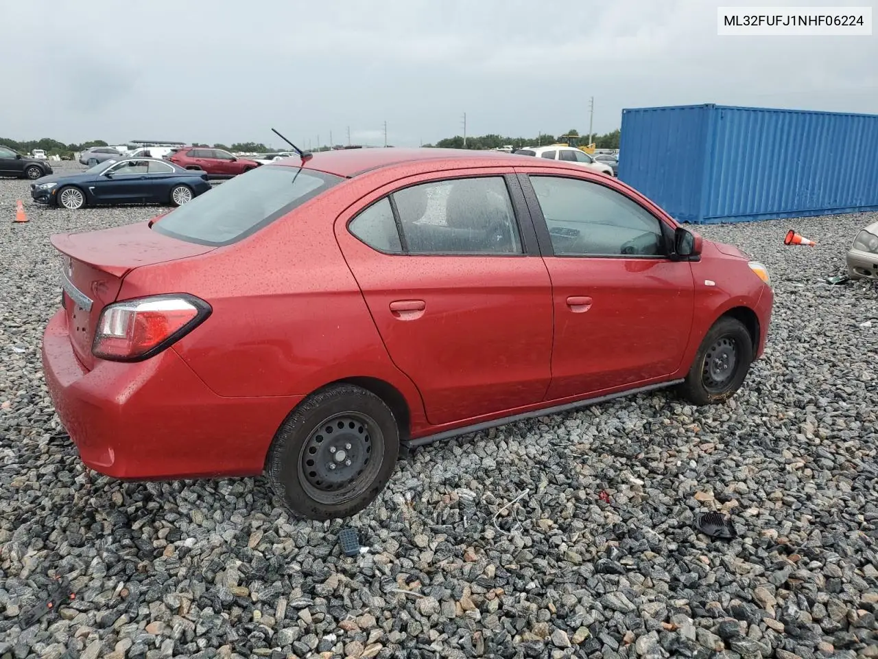 2022 Mitsubishi Mirage G4 Es VIN: ML32FUFJ1NHF06224 Lot: 63755615