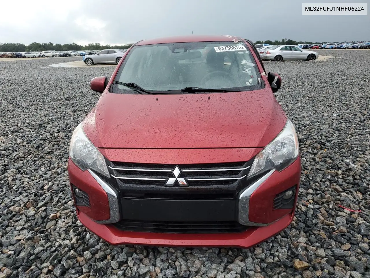 2022 Mitsubishi Mirage G4 Es VIN: ML32FUFJ1NHF06224 Lot: 63755615
