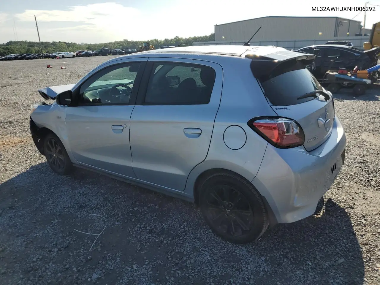 2022 Mitsubishi Mirage Se VIN: ML32AWHJXNH006292 Lot: 64098385