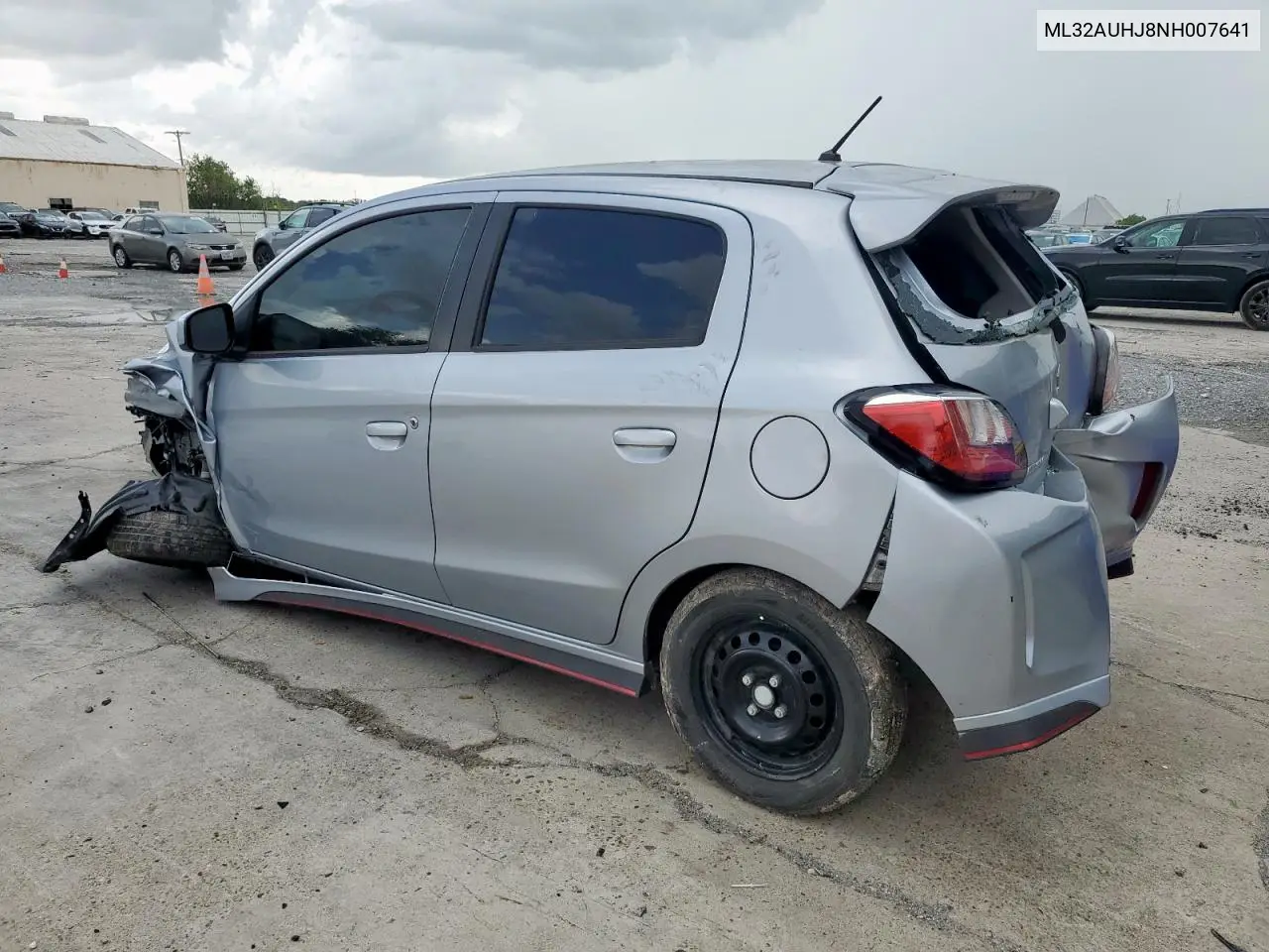2022 Mitsubishi Mirage Es VIN: ML32AUHJ8NH007641 Lot: 64172745