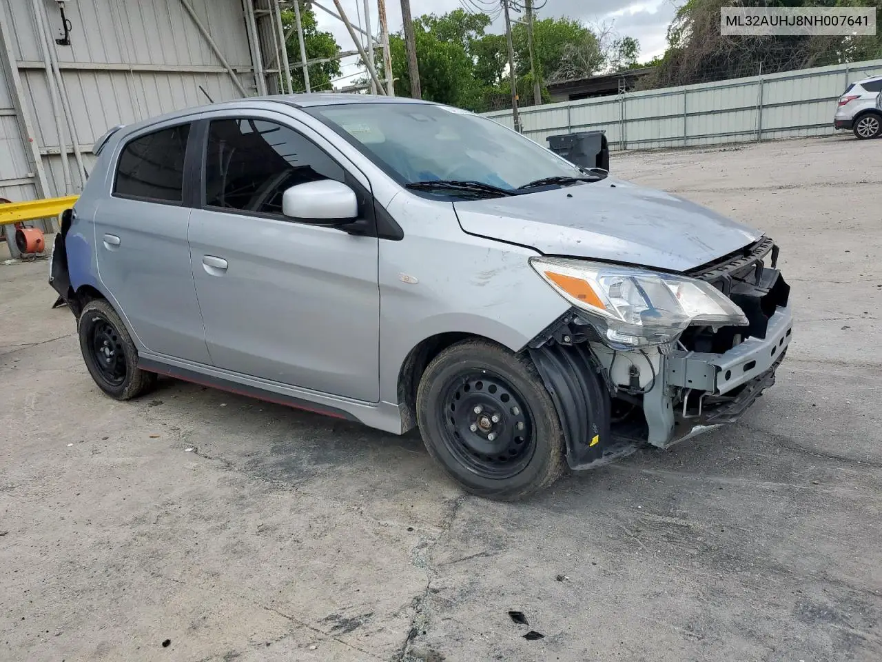 2022 Mitsubishi Mirage Es VIN: ML32AUHJ8NH007641 Lot: 64172745
