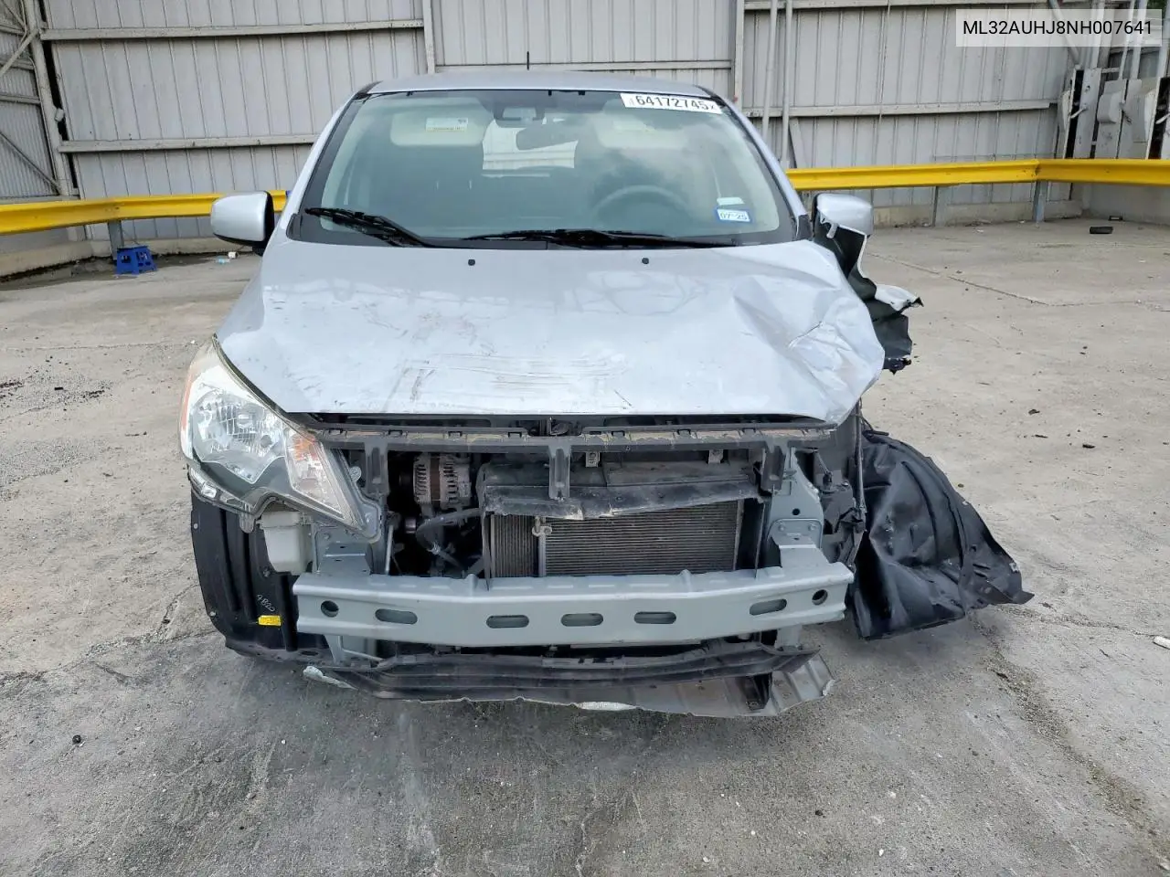 2022 Mitsubishi Mirage Es VIN: ML32AUHJ8NH007641 Lot: 64172745
