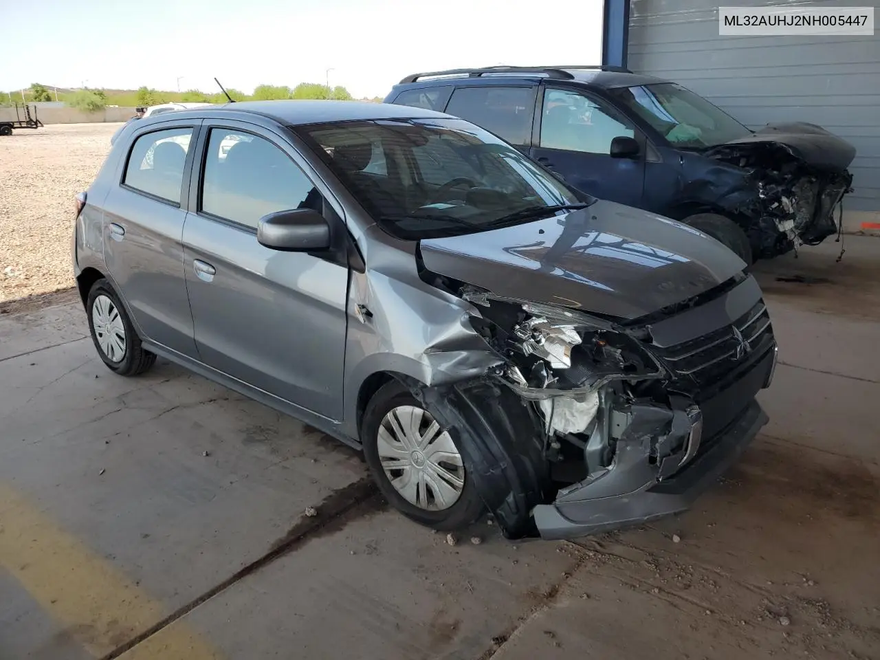 2022 Mitsubishi Mirage Es VIN: ML32AUHJ2NH005447 Lot: 64220525