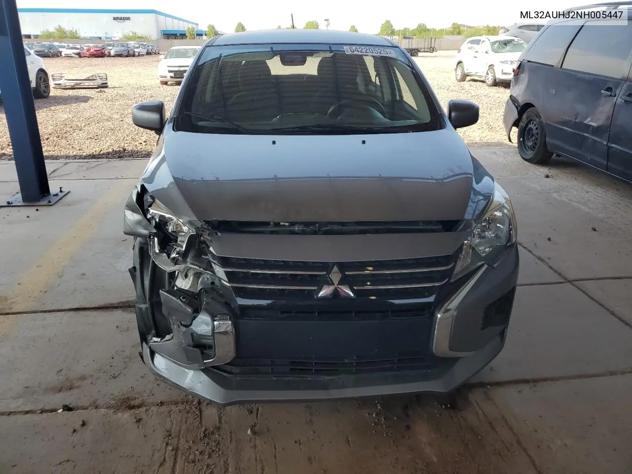 2022 Mitsubishi Mirage Es VIN: ML32AUHJ2NH005447 Lot: 64220525