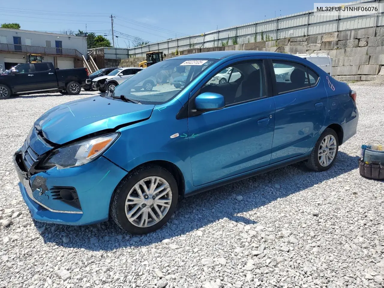 2022 Mitsubishi Mirage G4 Es VIN: ML32FUFJ1NHF06076 Lot: 64423105