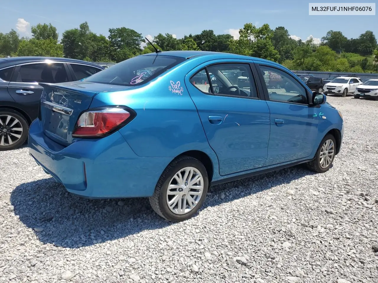 2022 Mitsubishi Mirage G4 Es VIN: ML32FUFJ1NHF06076 Lot: 64423105