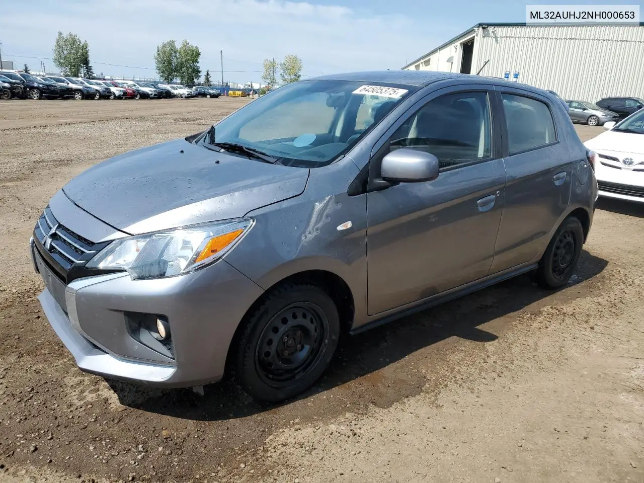 2022 Mitsubishi Mirage Es VIN: ML32AUHJ2NH000653 Lot: 64505375